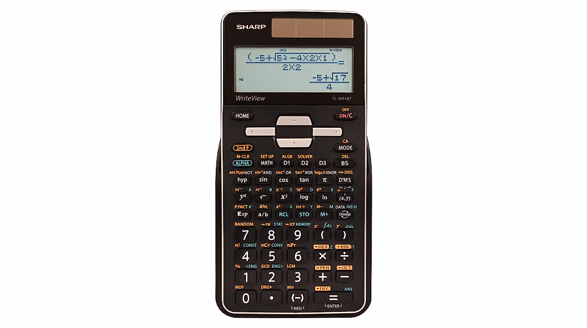 Sharp EL-W516TBSL Scientific Calculator - 16 Digit WriteView Display