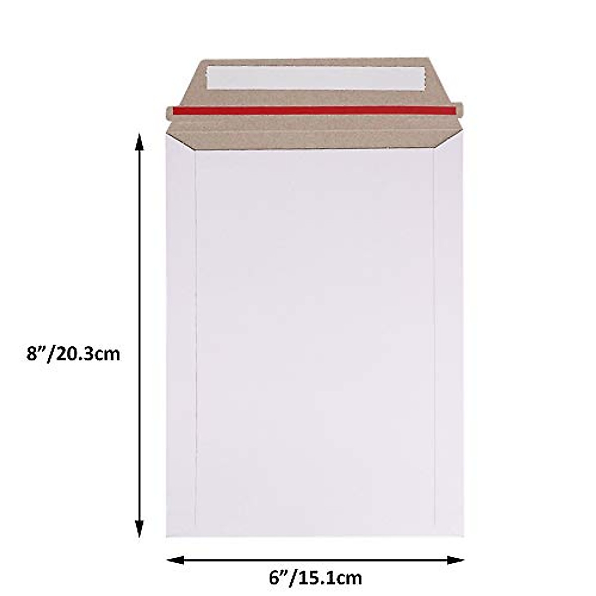 thumbnail image 2 of 100-Pack 9x12" Self-Seal Photo Mailers - Cardboard Document Envelopes With "Do Not Bend" Labels 2 of 4