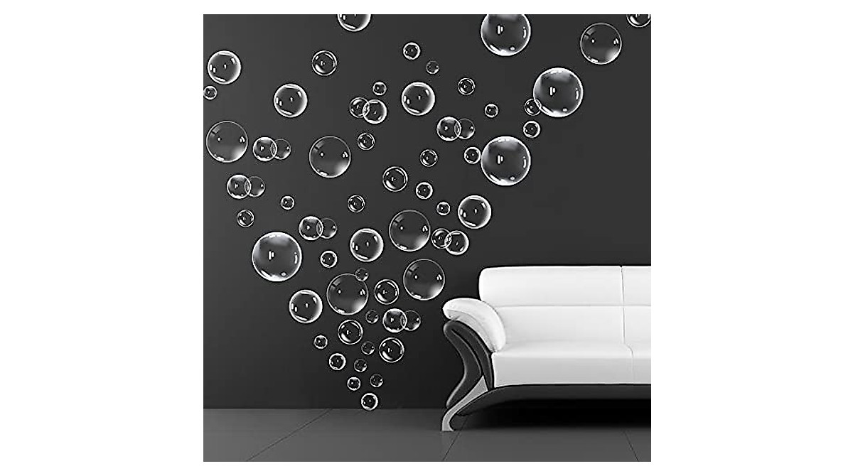 XIAOMAN Under-the-Sea Bubble Wall Decals for Mermaid Parties