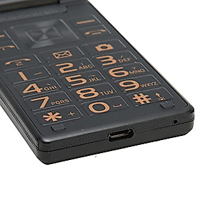 Doro 2404 2G Dual SIM Unlocked Basic Mobile Phone For Seniors With Large Colour Display, Big Buttons And Emergency Button (Black/Black