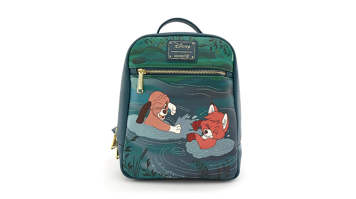 Disney The Fox and The Hound Water Fight Mini Backpack | Loungefly