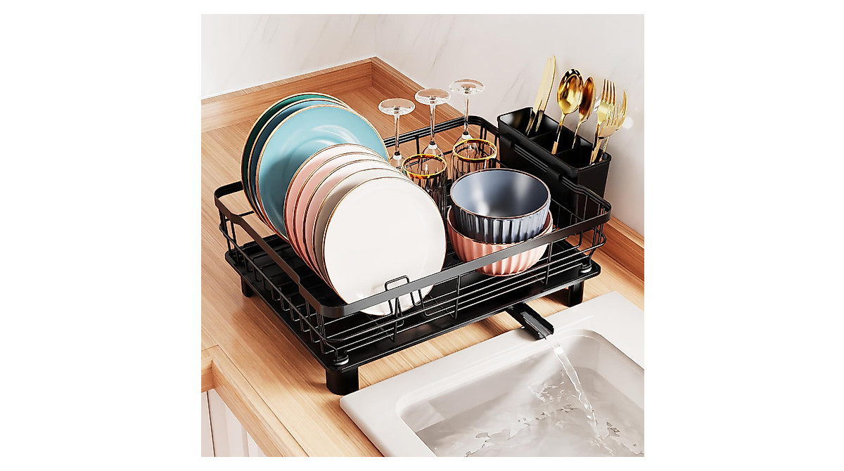GSlife Dish Drying Rack - Space-Saving Kitchen Solution