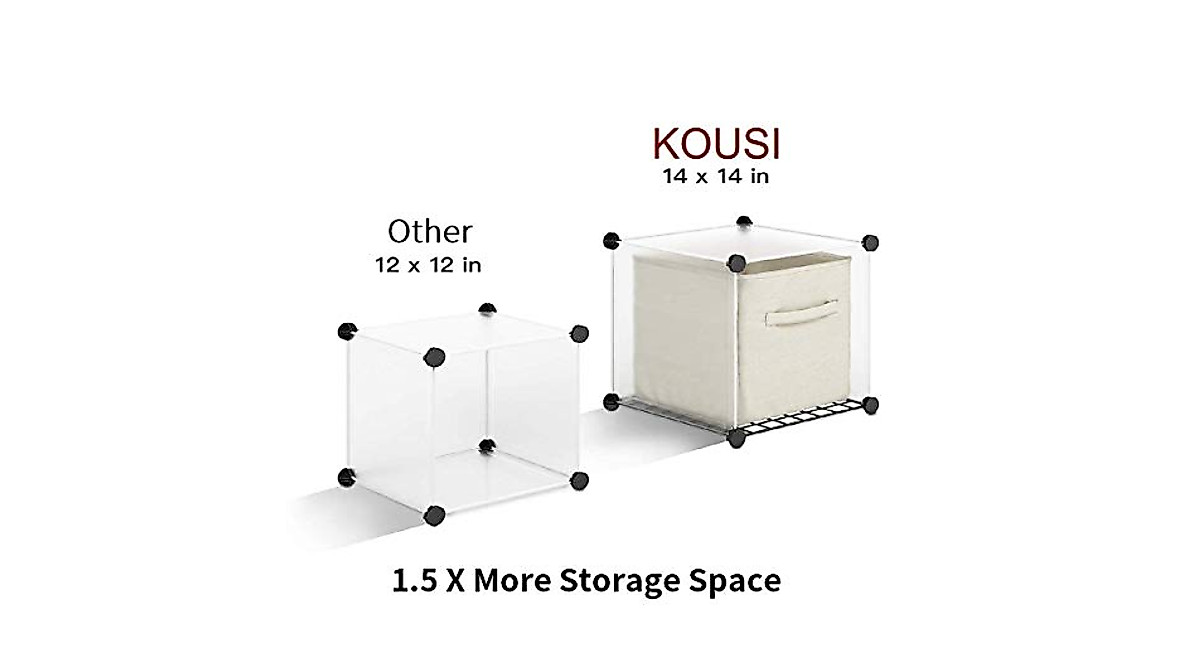 KOUSI Portable Storage Cube - Organize Your Space