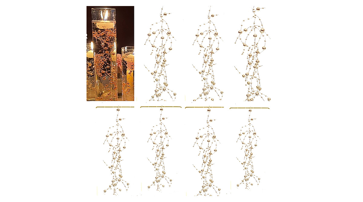TeaSu 12pcs Pearl String for Elegant Centerpieces