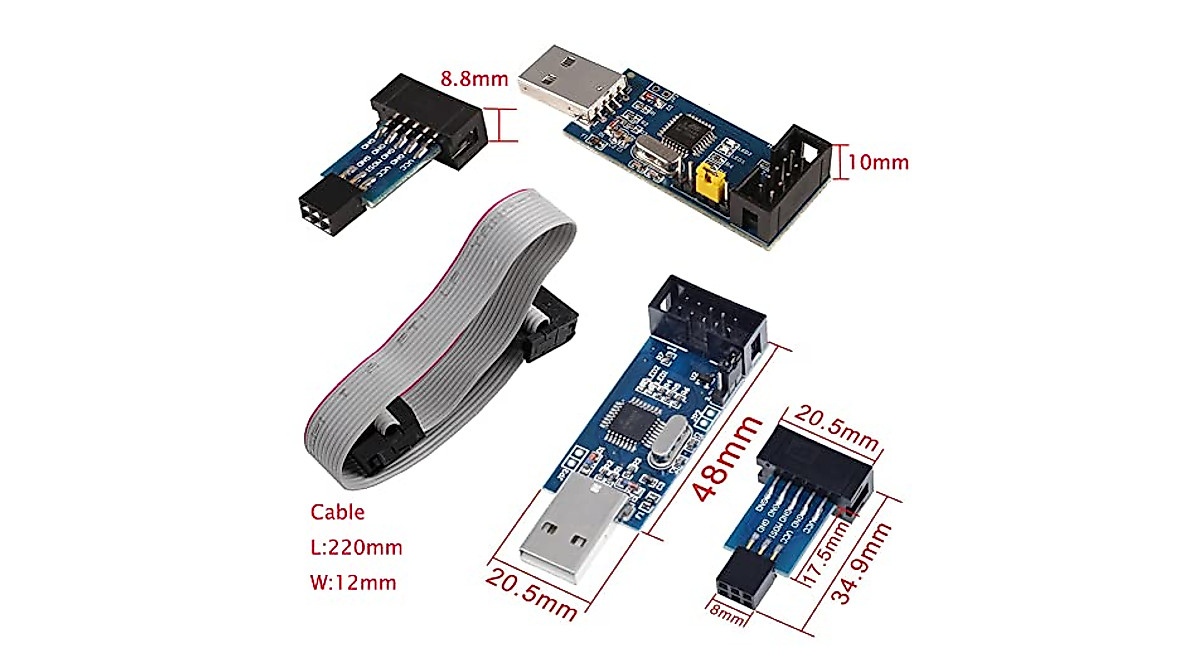Geekstory AVR USB ISP Programmer for 51 & AVR Microcontrollers