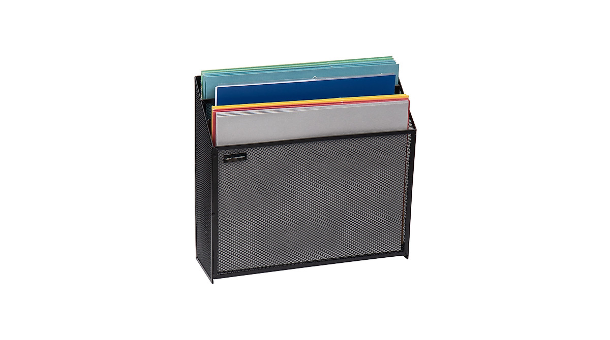 Mind Reader 3-Tier Mesh File Organizer for Office & Home