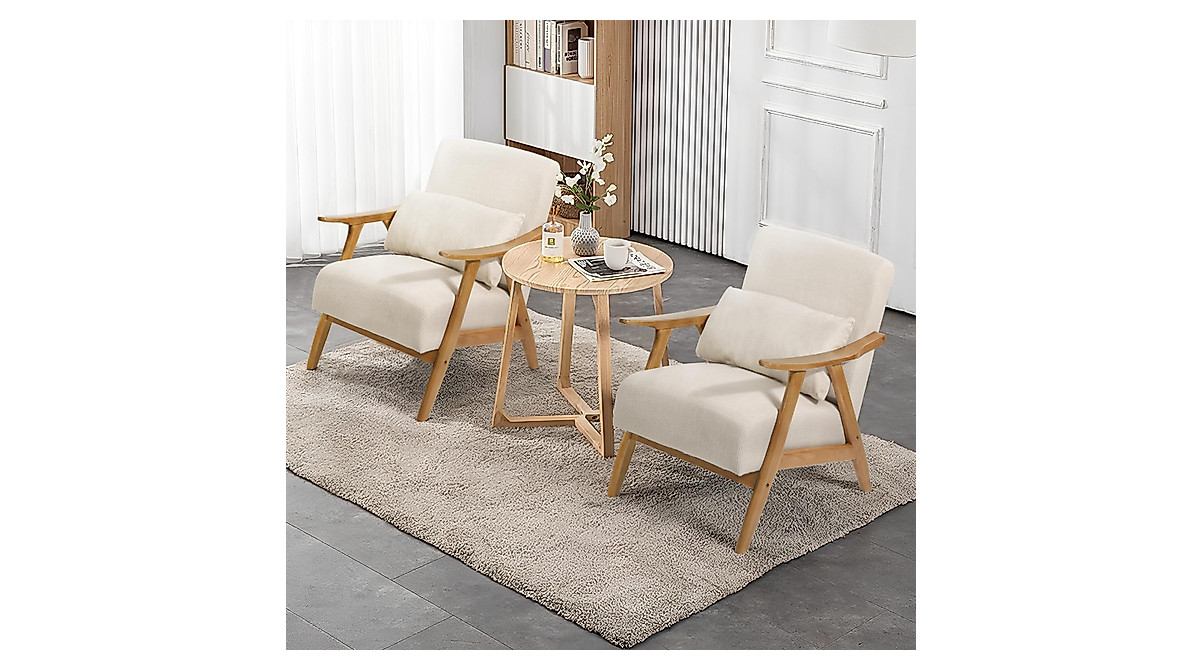 OAKHAM Mid Century Modern Accent Chair - Stylish & Comfortable Lounge ...