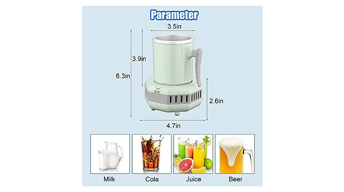 NORMIA RITA Electric Beverage Cooler - Quick Chill Cup