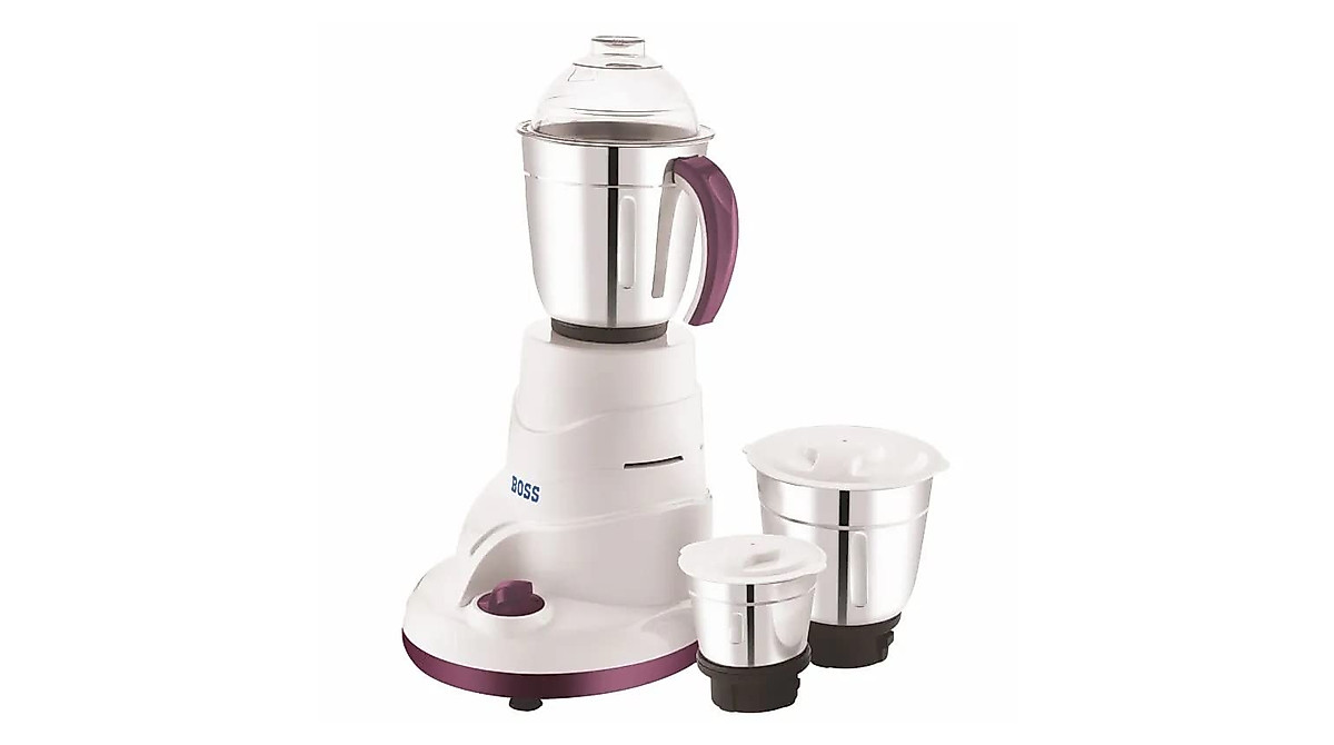 Boss All Time Plus Mixer Grinder 750W - Powerful & Durable Purple Model