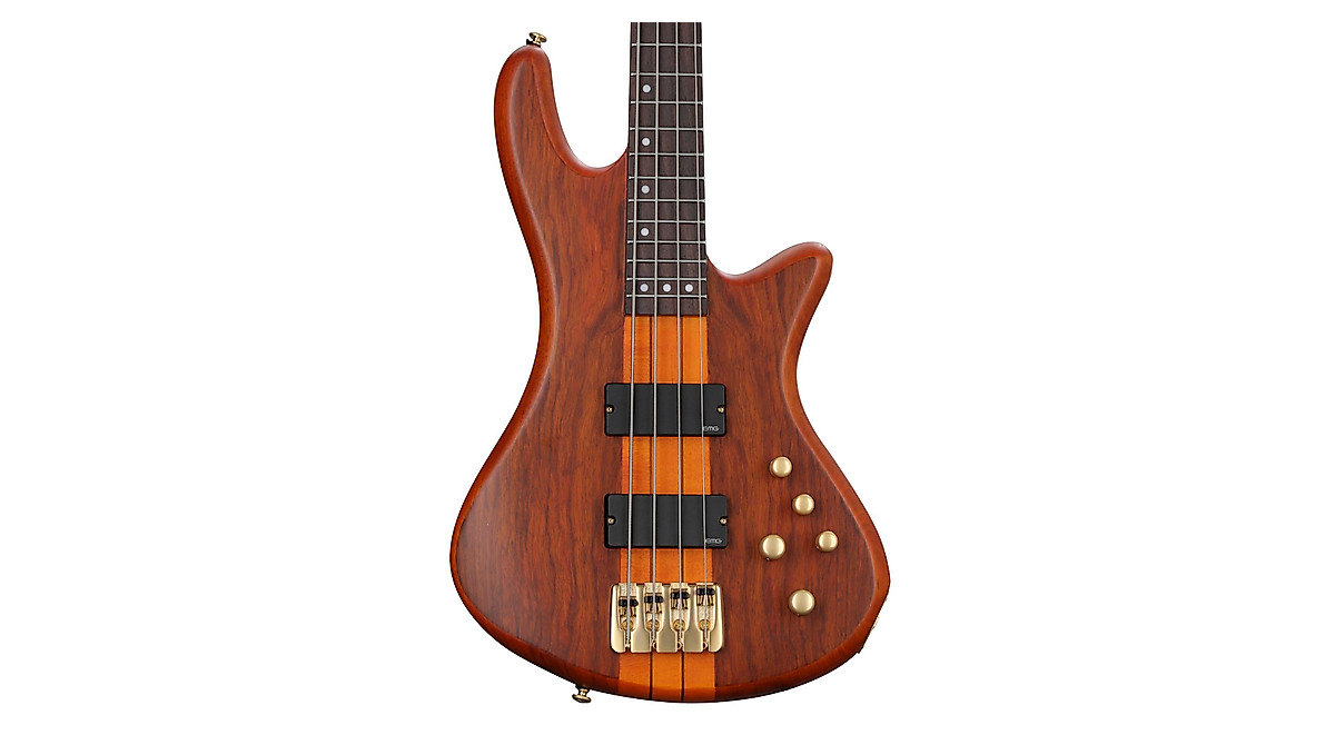 Schecter Stiletto Studio 4 Bass Guitar in Honey Satin | Powerful & Elegant