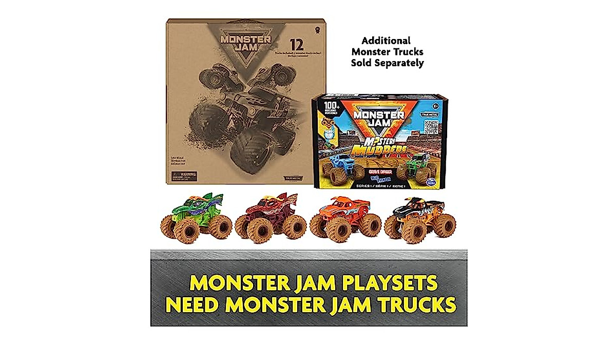 Monster Jam 12-Pack Die-Cast Trucks - Epic Fun!
