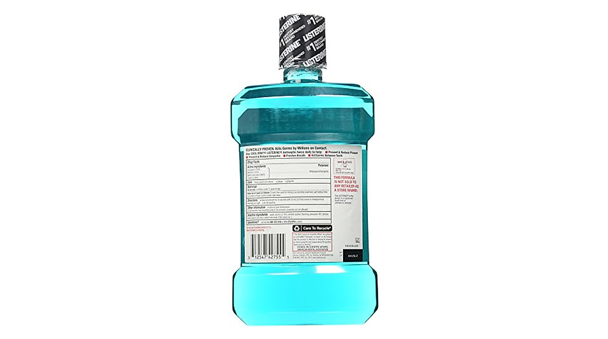 Listerine Cool Mint Mouthwash - 2 Pack for Freshness