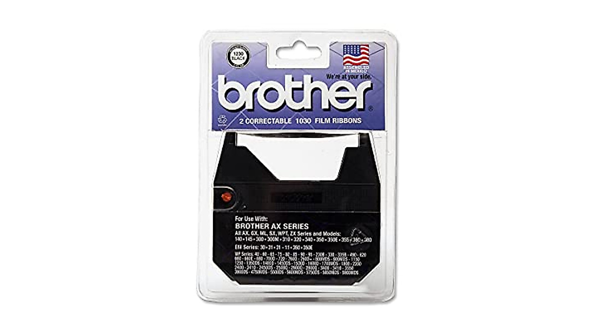 Brother 1230 Ribbon Cartridge for Ax Series - 2 Pack | OEM Quality