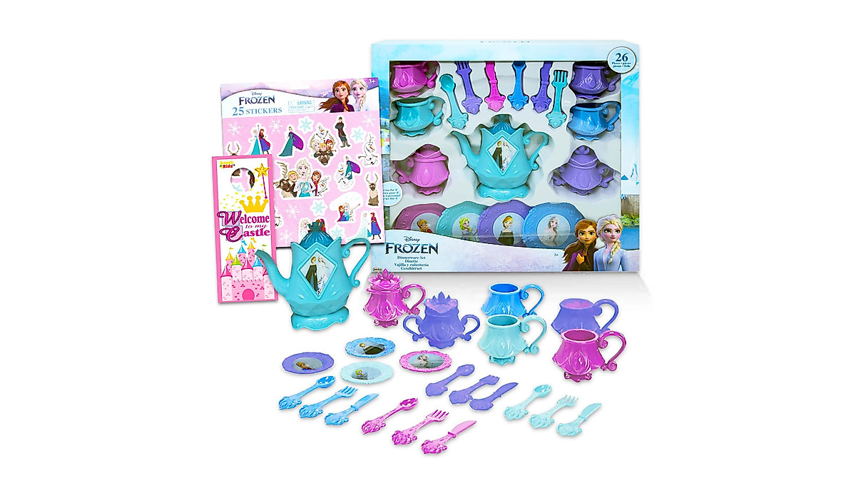 Disney Frozen Tea Set Bundle - 26 Pcs for Epic Parties