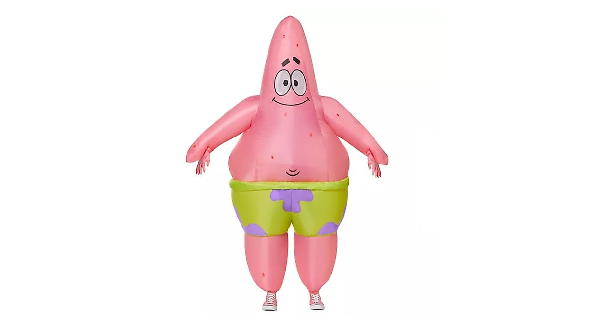 Spirit Halloween Patrick Star Inflatable Costume | Fun Group Costume