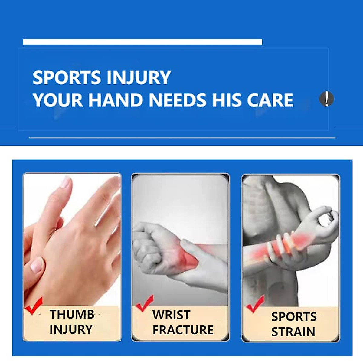 Winding Type Thumb Splint Brace for Wrist Support & Pain Relief