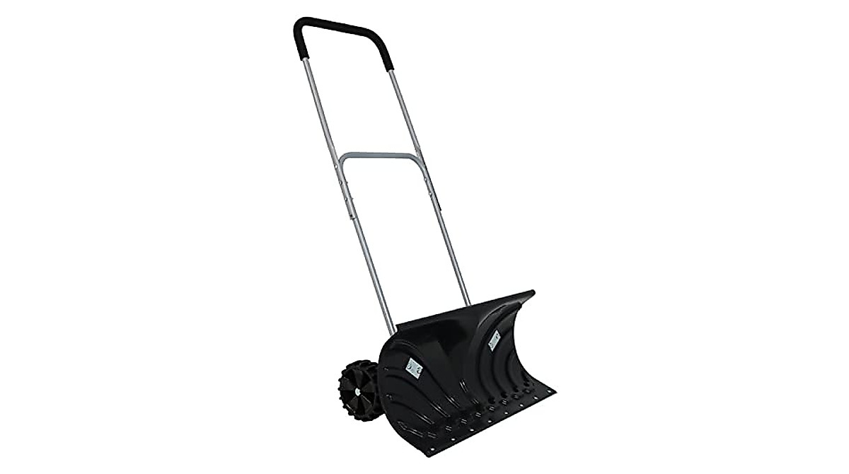 CASL Brands Snow Shovel with Wheels for Easy Snow Removal