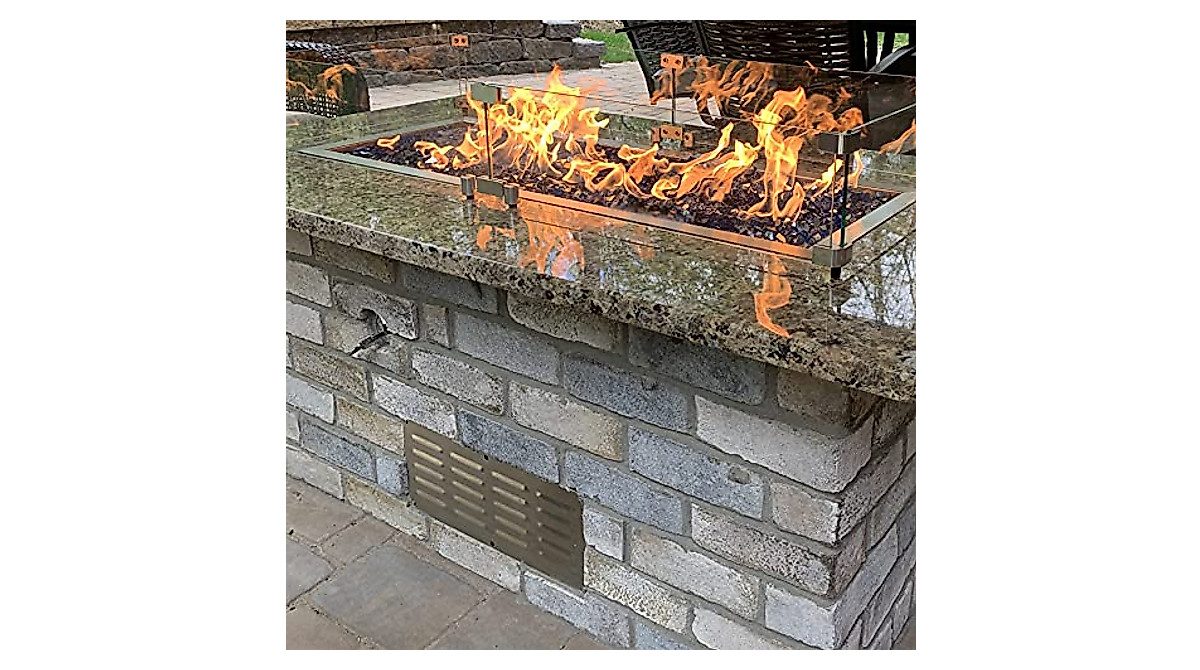 Skyflame Stainless Steel Venting Panel for Fire Pits