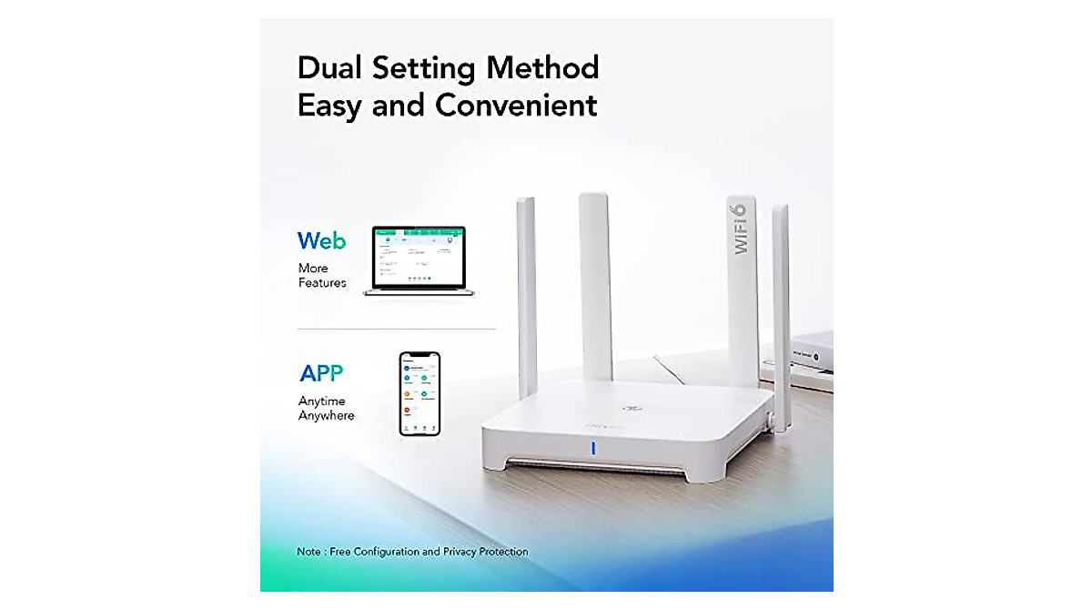 Reyee E3 Wi-Fi 6 Router AX1800 – Ultra-Fast Connectivity
