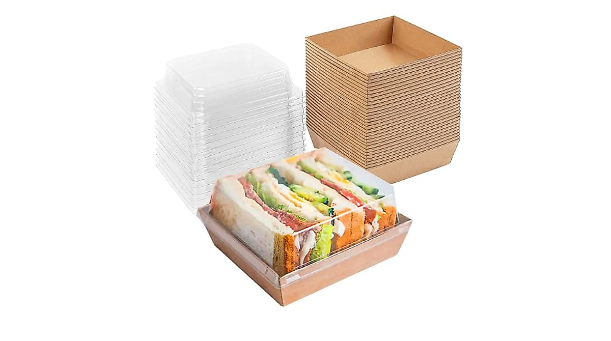 XIAOHONG Disposable Charcuterie Boxes - 50 Pack