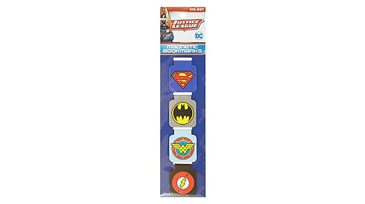 Justice League Magnetic Bookmarks Set - DC Comics Fan Favorite
