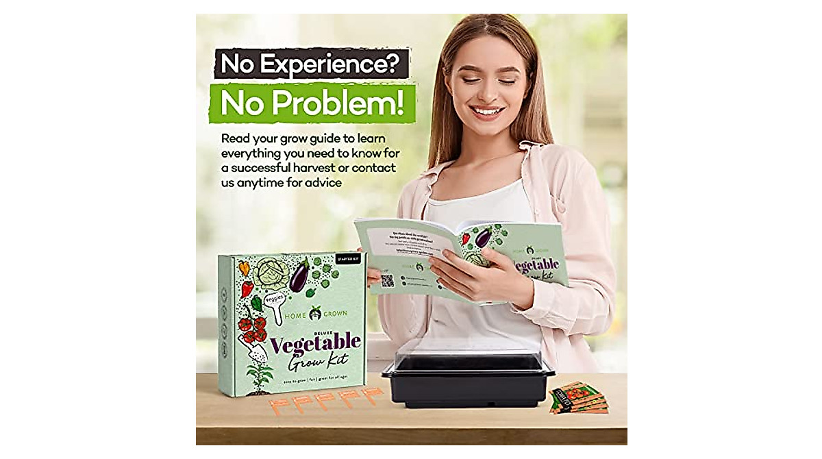 Vegetable Garden Starter Kit with 250+ Seeds – Indoor Gardening Made Easy