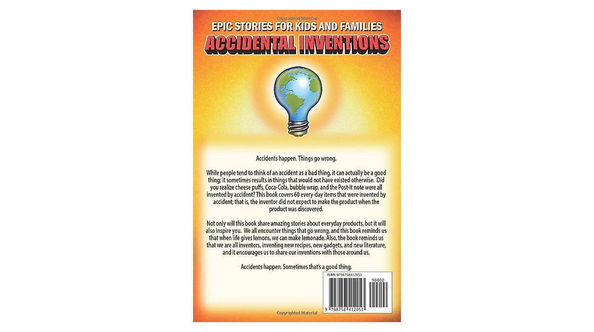 Epic Stories for Kids: Accidental Inventions Book