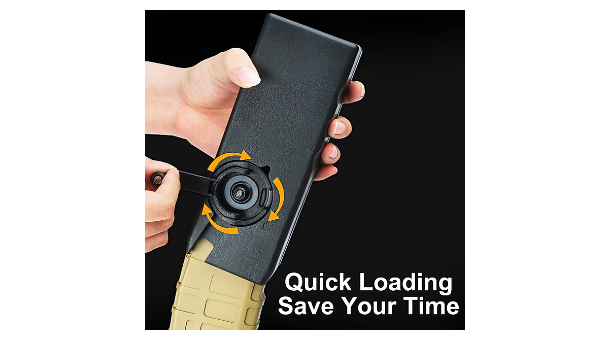 ACTIONUNION Airsoft 1000 Round Speed Loader | Fast M4 BB Reload