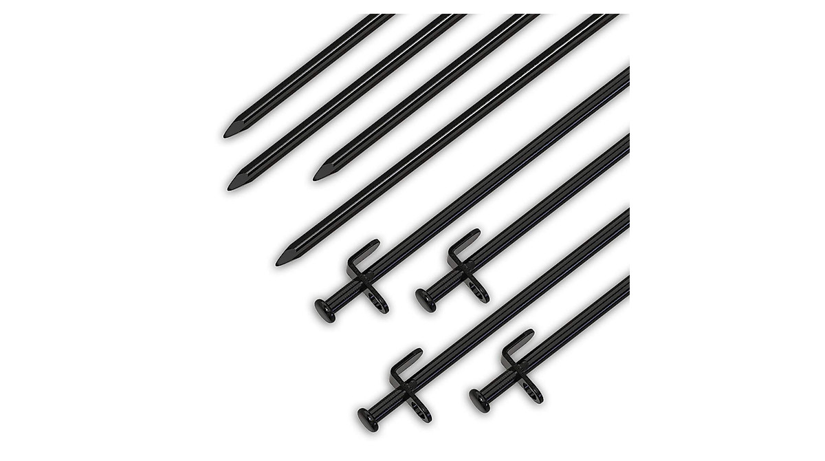 Beefoor Heavy Duty 12-Inch Tent Stakes for Camping