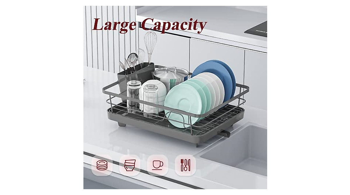Sakugi Compact Dish Drying Rack - Durable & Stylish
