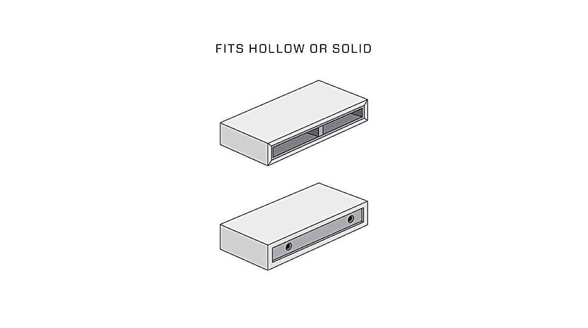 Heavy Duty Floating Shelf Hardware - Supports 12-15