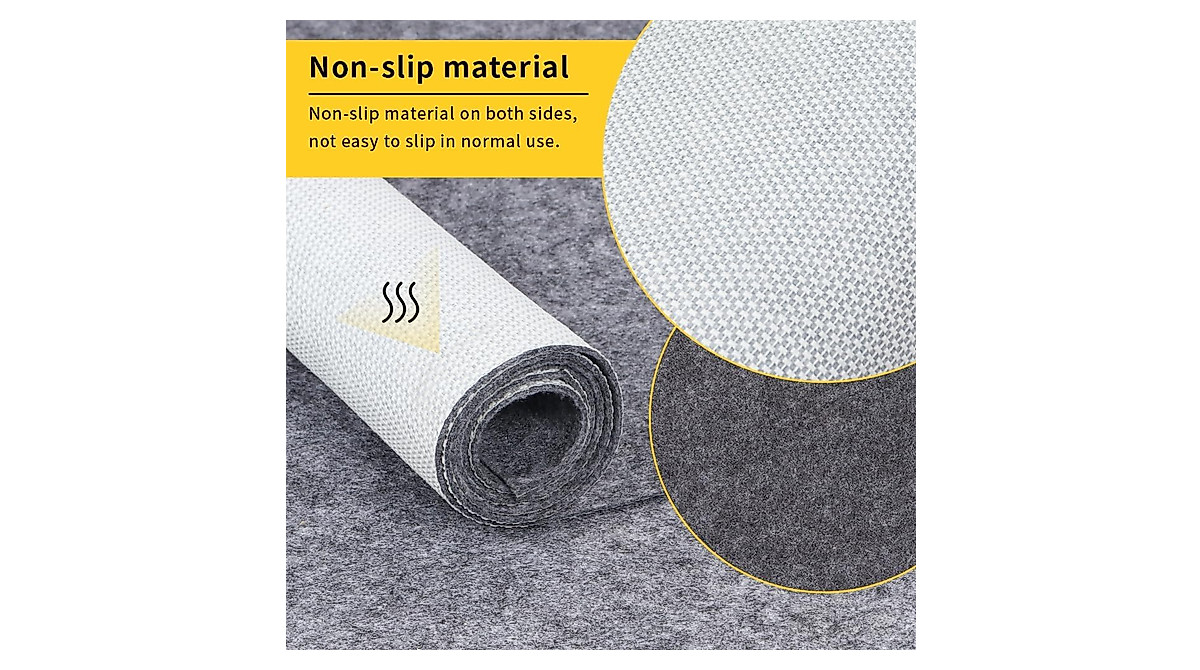 Gray Marine Boat Carpet 2x6 ft Waterproof Non-Slip Rug for Outdoors