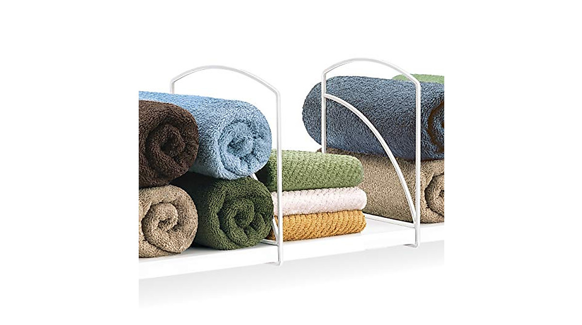 Lynk Shelf Dividers - Perfect for Organized Linen Closets