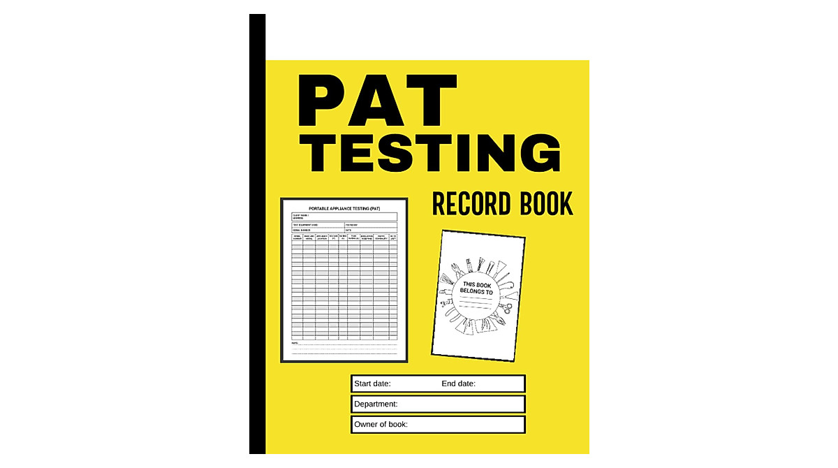 Pat Testing Record Book for Electrical Safety Compliance | Heath & Safety
