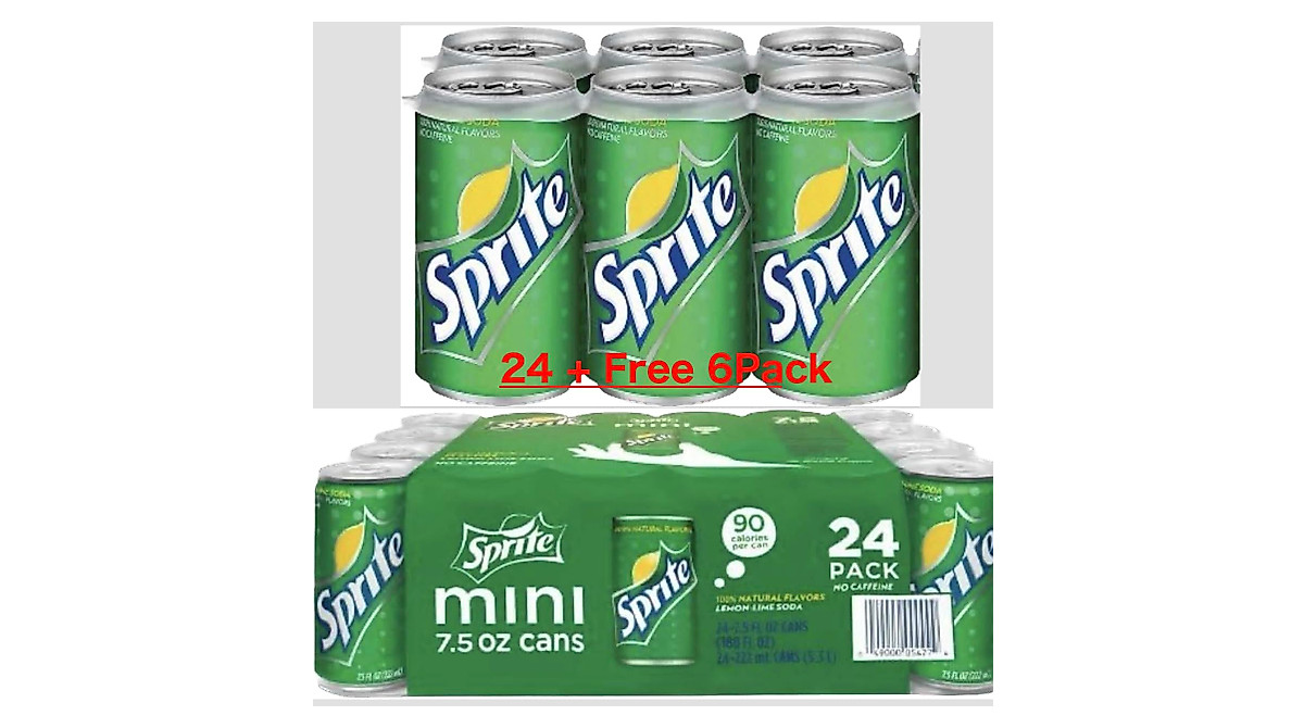 Refreshing Sprite Mini-Cans Pack of 24 - Perfect for Any Occasion