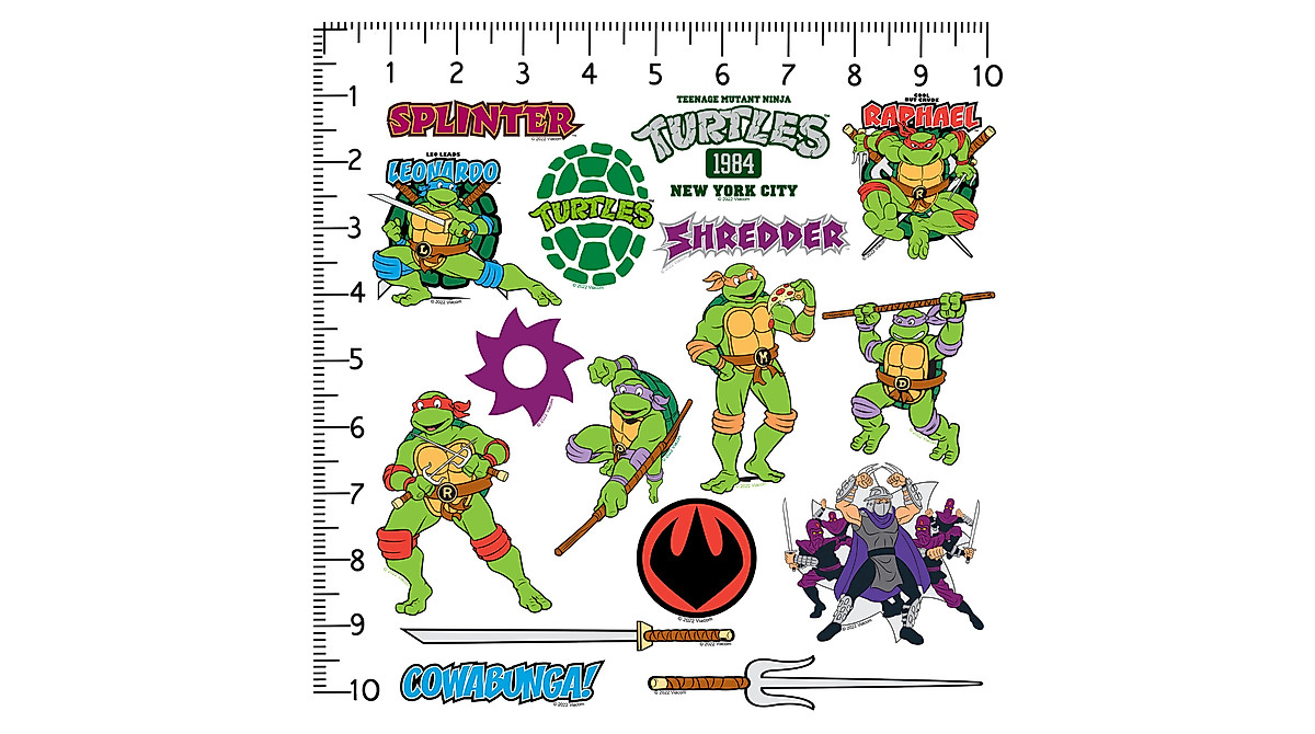 TMNT Sticker Pack - 100 Premium Vinyl Stickers