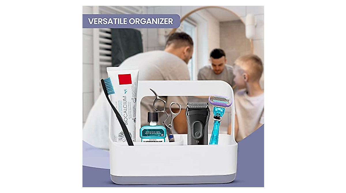 Cheer Collection Toiletry Organizer for Kitchen & Bathroom