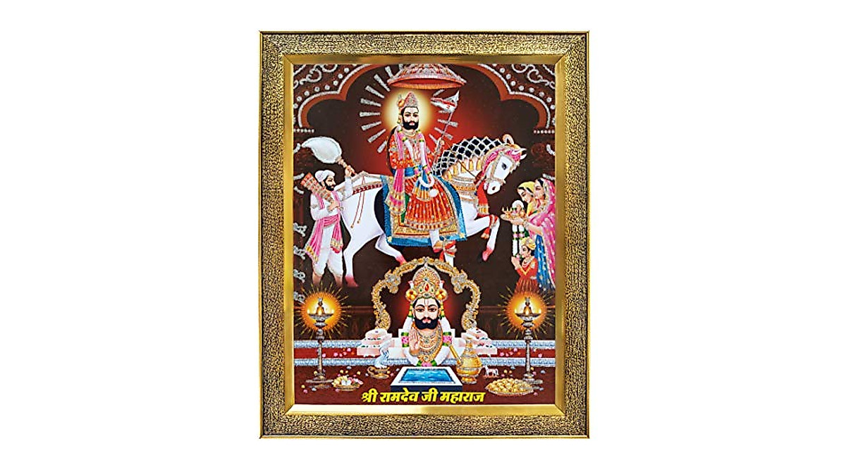 Koshtak Baba Ramdev Pir Samadhi Wall Frame - Sacred Home Decor