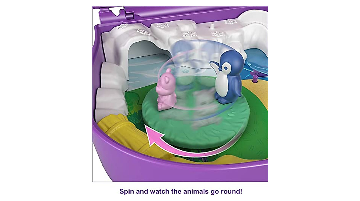 Polly Pocket Elephant Adventure Playset for Kids
