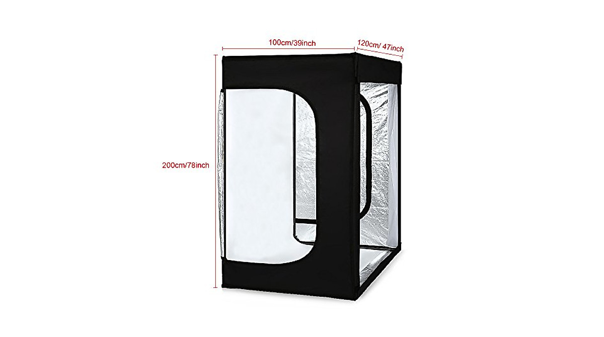 Professional Photo Light Box - Dimmable LED Studio 47x39x78 Inches
