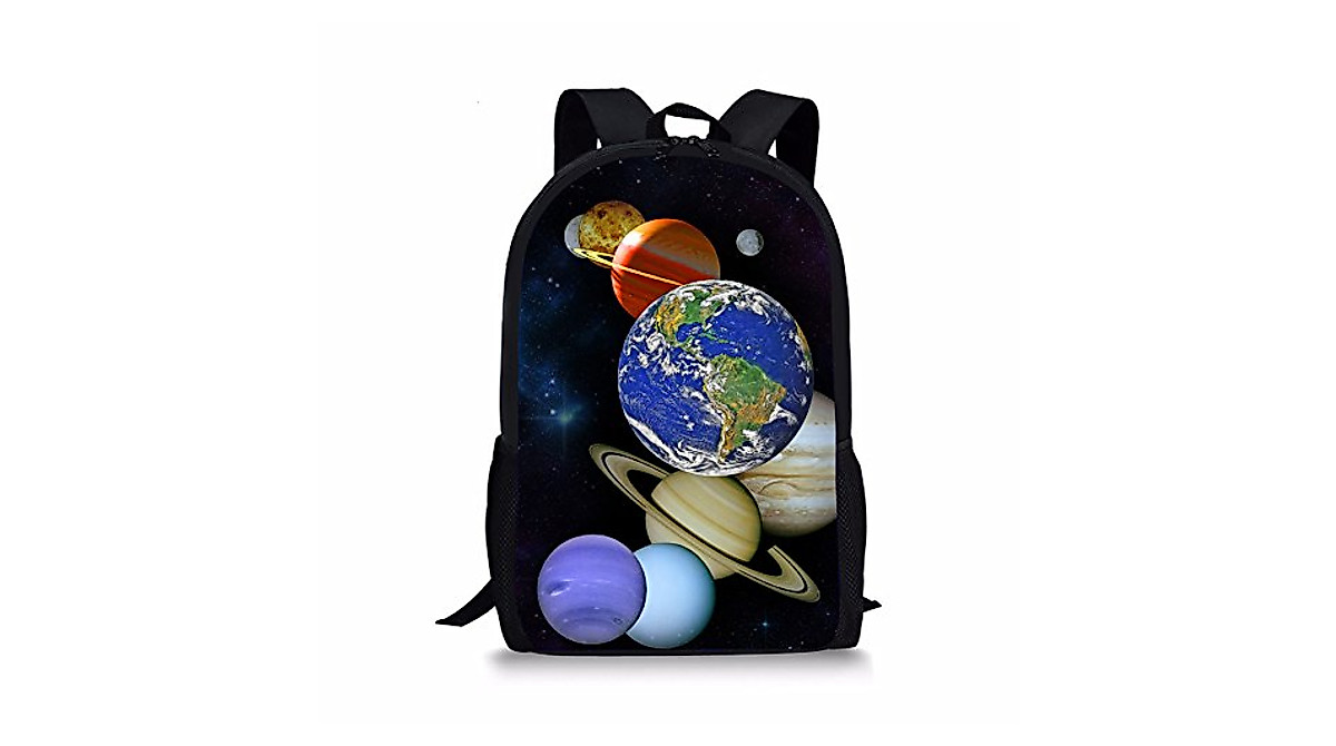 Binienty Kids Solar System Backpack - Durable & Space Themed for School