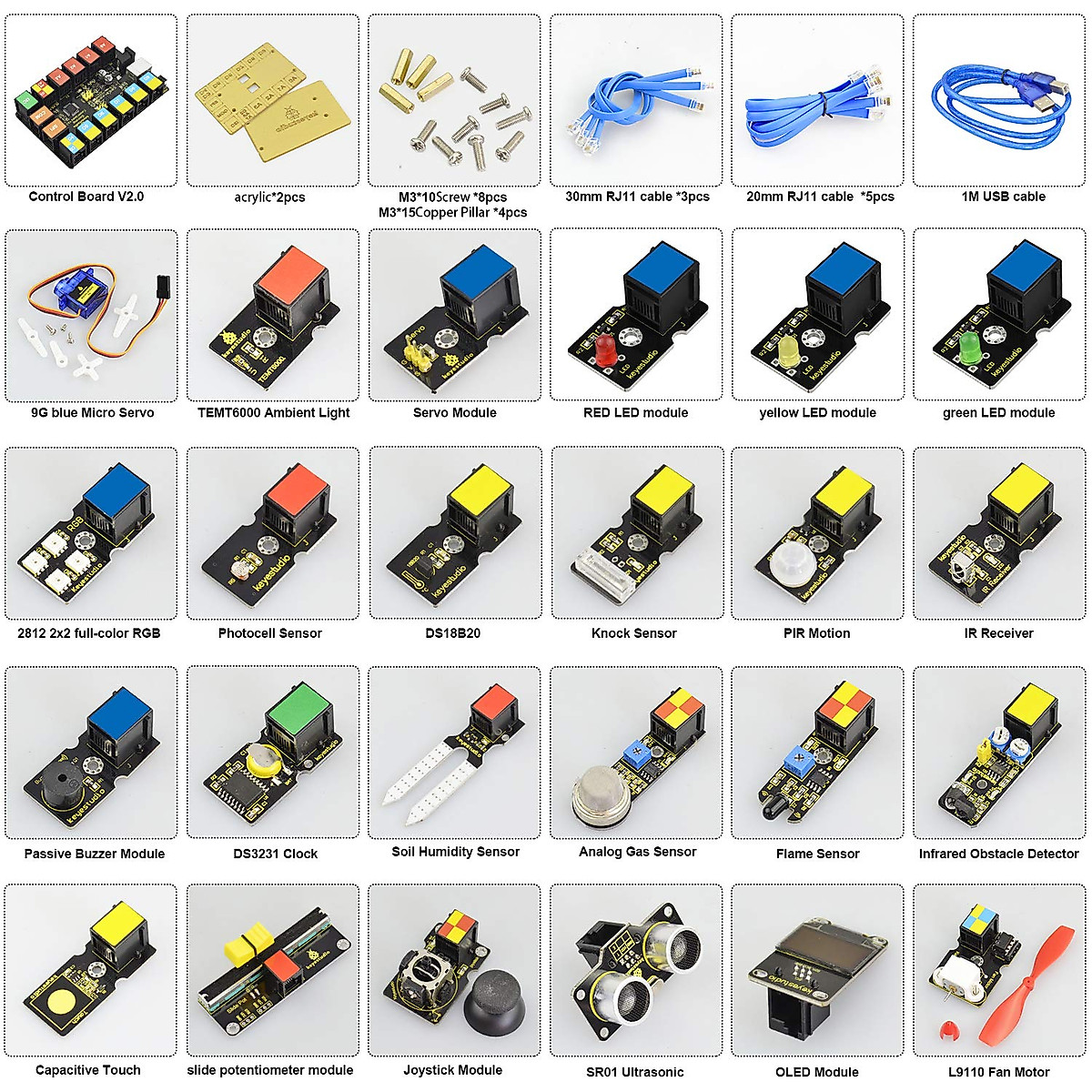 KEYESTUDIO Starter Kit V2 - Exciting STEM Education Tool