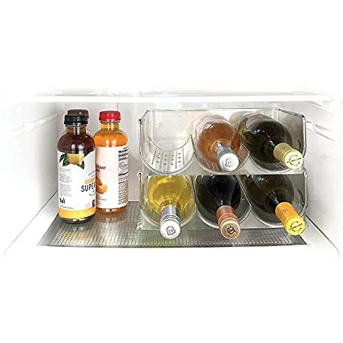 Eco Home Stackable Water Bottle Holder - Space Saver