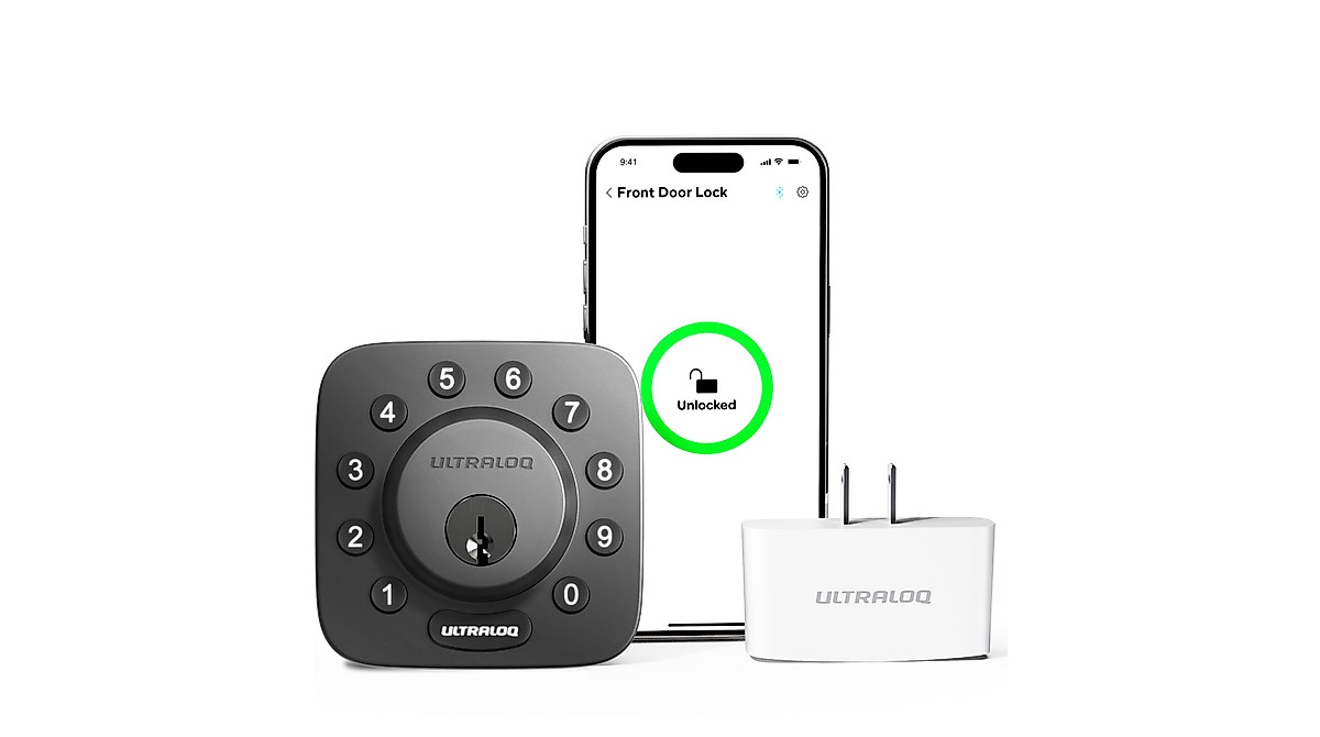 ULTRALOQ U-Bolt Smart Lock with WiFi | 5-in-1 Keyless Security
