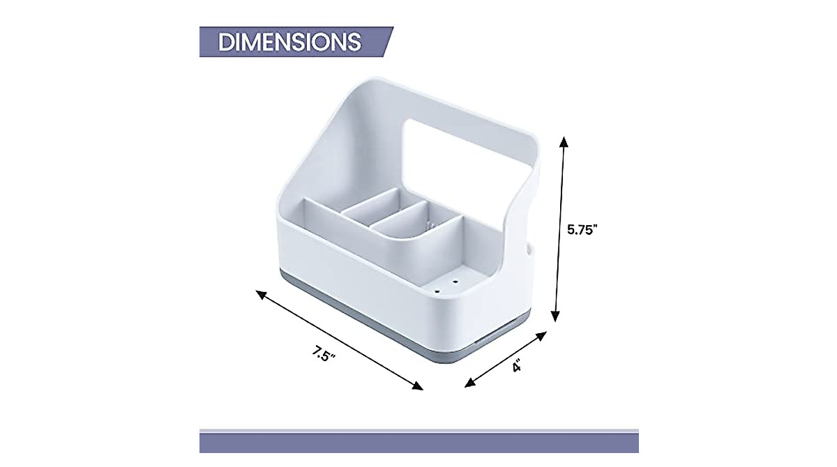 Cheer Collection Toiletry Organizer for Kitchen & Bathroom