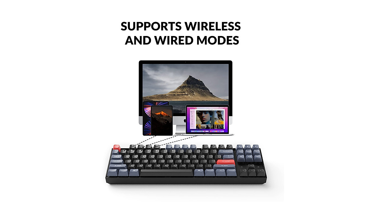Keychron K8 Pro Wireless Mechanical Keyboard - QMK/VIA