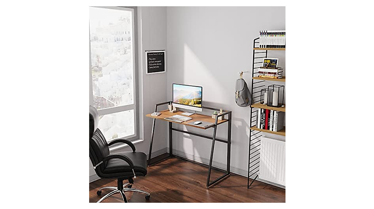 Compact DESIGNA Folding Computer Desk for Small Spaces