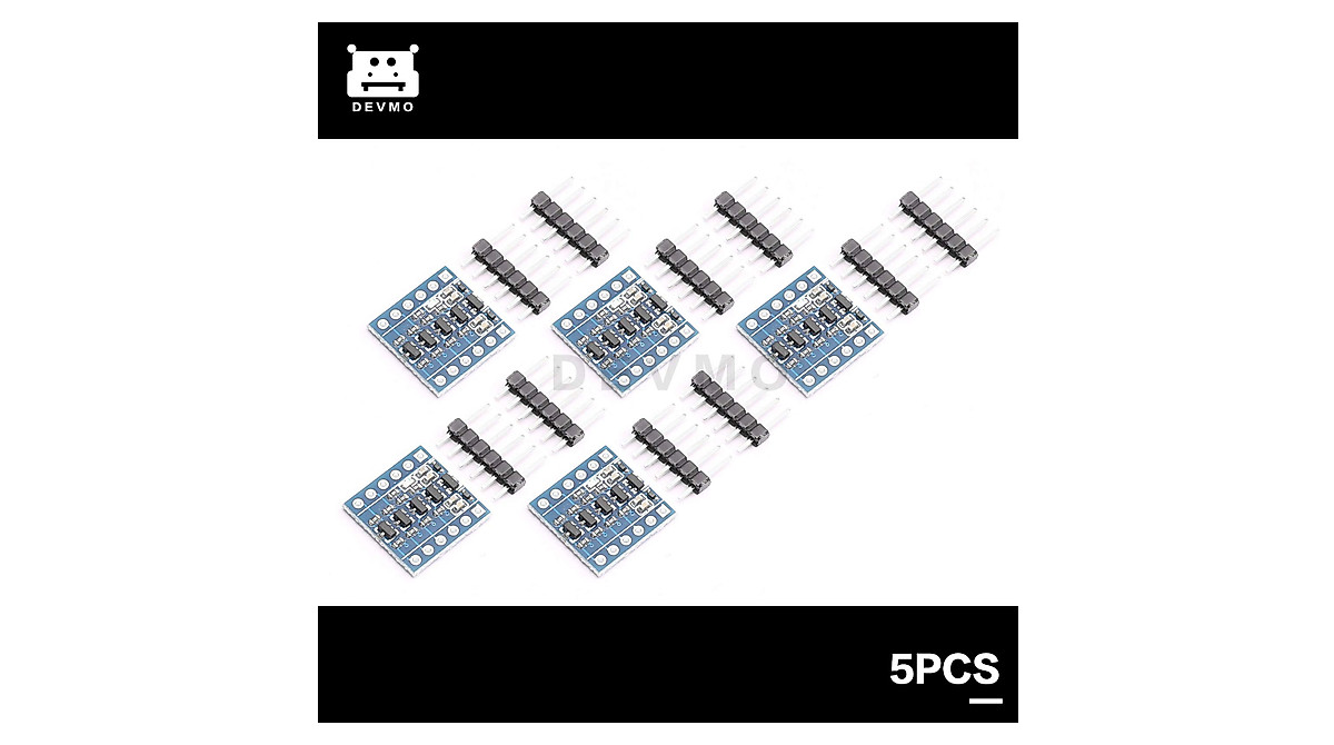 DEVMO 5PCS Bi-Directional Logic Level Converter for Arduino