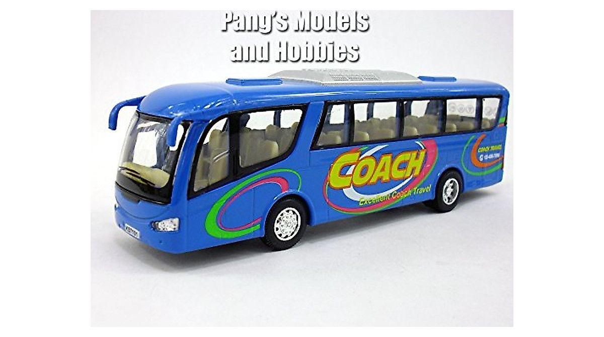Coach Bus Diecast Model Set - 4 Colors