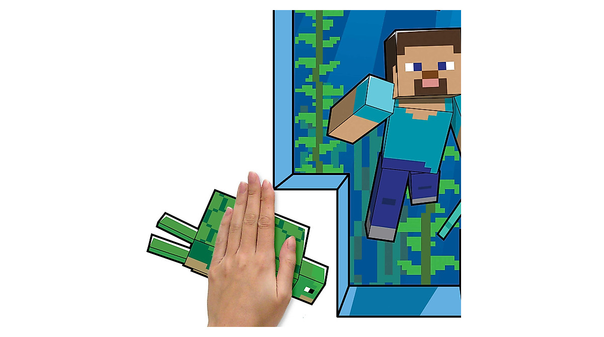 Minecraft Giant Wall Decal - RoomMates Peel and Stick
